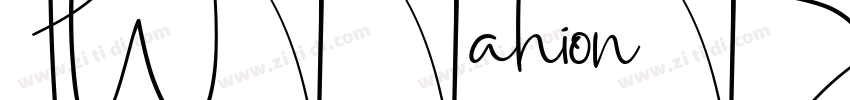 PWT TahionTST Bold字体转换